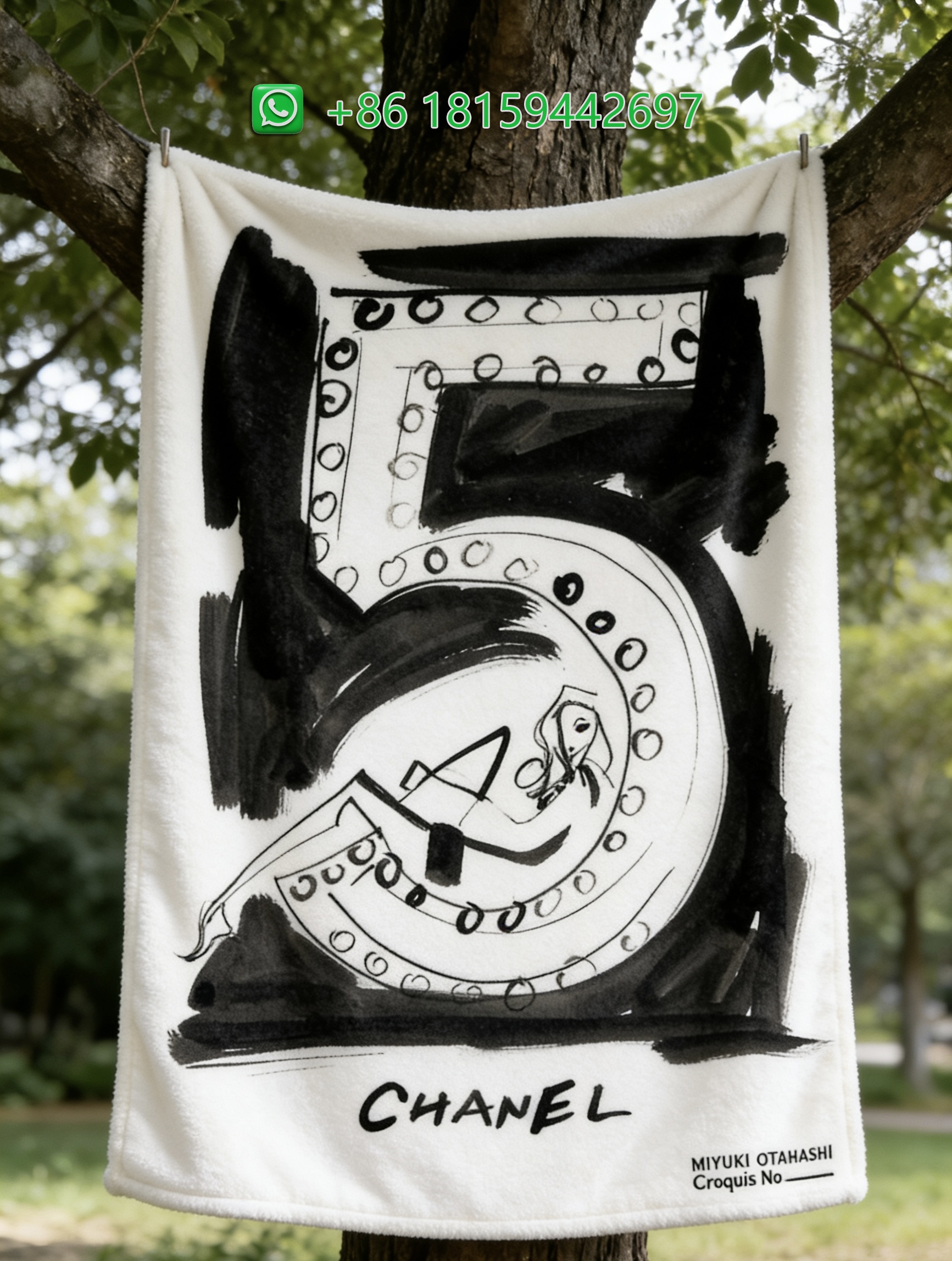 Chanel Throw Blankets